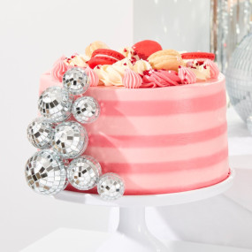 Toppers Bolas Espelhos - conj.8
